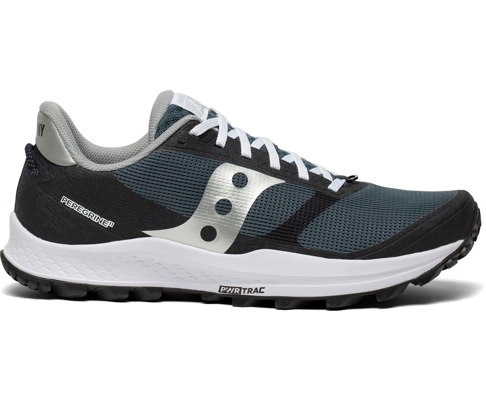 Saucony Peregrine 11 Men\'s Trail Running Shoes Navy / Black / Silver | AU 586FDNM